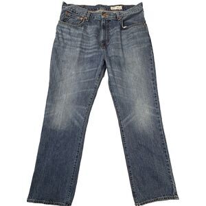 Cremieux Premium Denim Jeans‎ Men's Actual Size 35 x 28.5 Blue Stretch